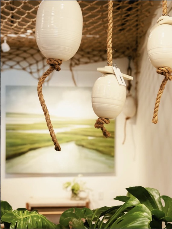 A corner of the boutique interior