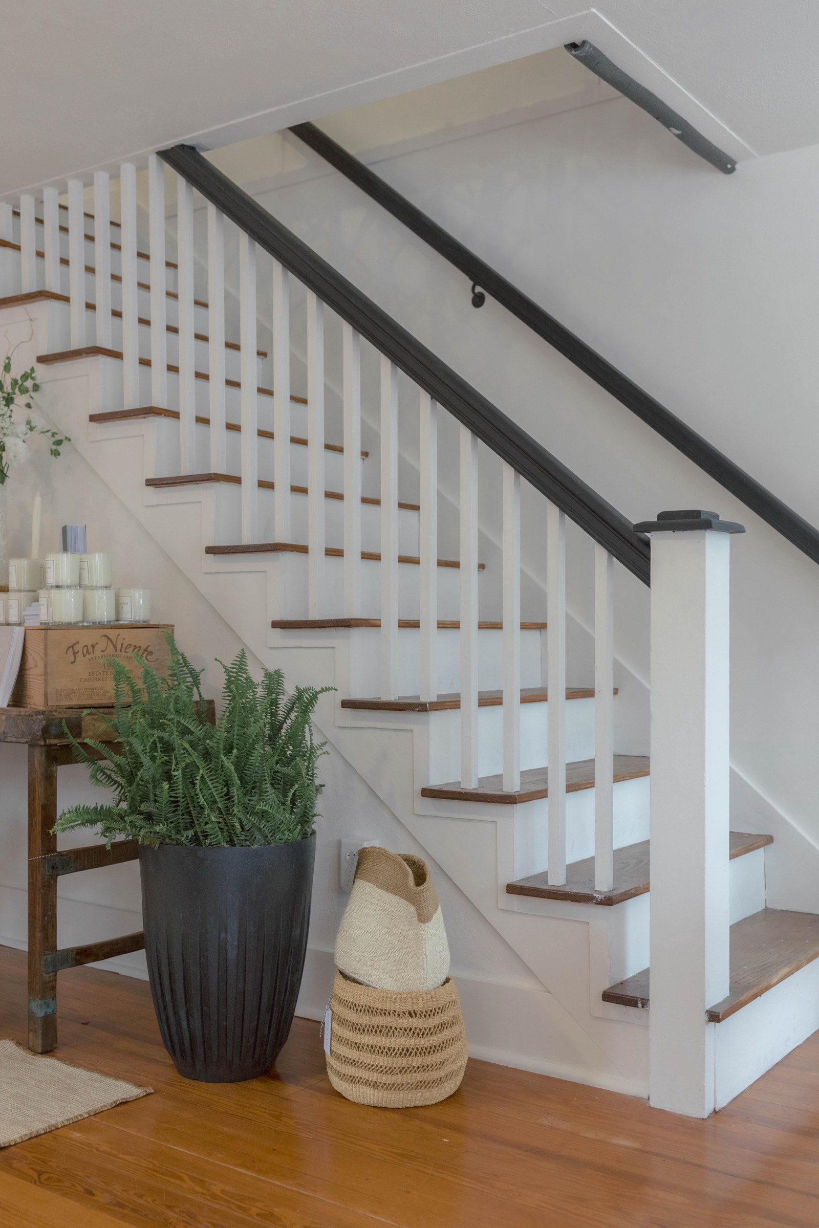 The staircase at the Rehoboth Beach shop